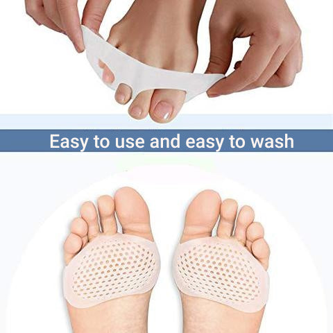 Soft Metatarsal Cushion Pads for Forefoot Support, Set of 2