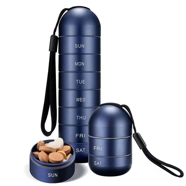 Pill Organizer – 7 Days Travel Pill Case