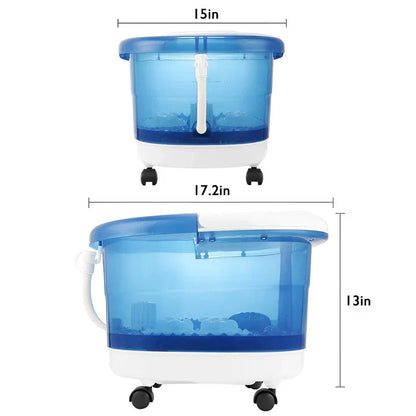 Electric Heated 500W 120V Foot Spa Bath Massager for Relaxation