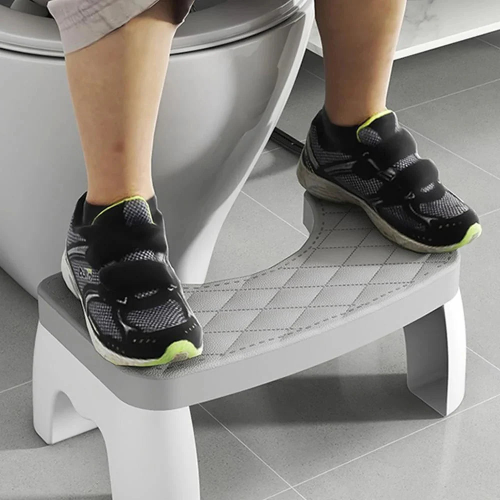 Non-Slip Bathroom Toilet Squat Stool for Comfort
